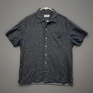Taylor Stitch Black and Gray Casual Button Down Shirt
